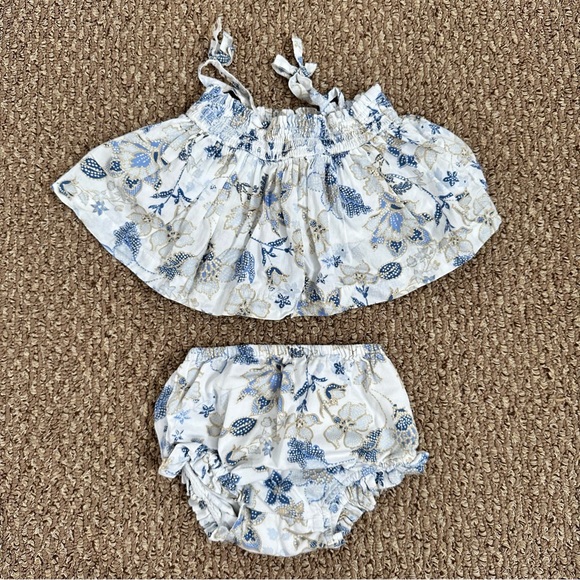 baby gap girl bloomer and crop - Picture 1 of 2